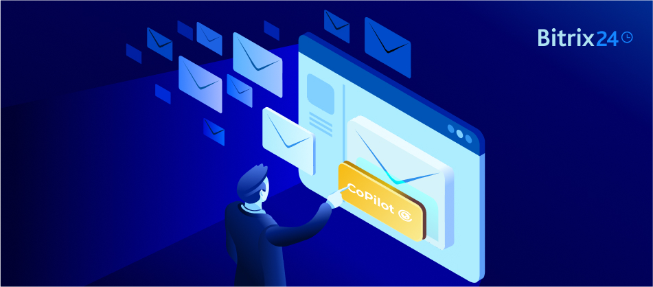 CoPilot dans la messagerie web de Bitrix24